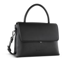 Сумка женская BUGATTI ILVA, черная, полиуретан, 23х9х18,5 см