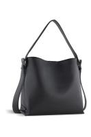 Сумка женская наплечная BUGATTI Luna, черная, полиуретан, 33,5 x 15 x 32 см