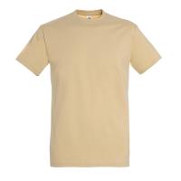 Футболка мужская IMPERIAL, песочный, 3XL 100% хлопок, 190г/м2