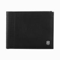 Портмоне VICTORINOX Altius Alox с защитой от сканирования RFID, чёрное, натуральная кожа, 9x1x11 см