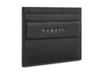 Портмоне для кредитных карт BUGATTI НОМ | NOME, с защитой данных RFID, черное, натуральная воловья кожа, 10,2х0,3х8,2 см