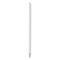 Natural pencil with eraser белый