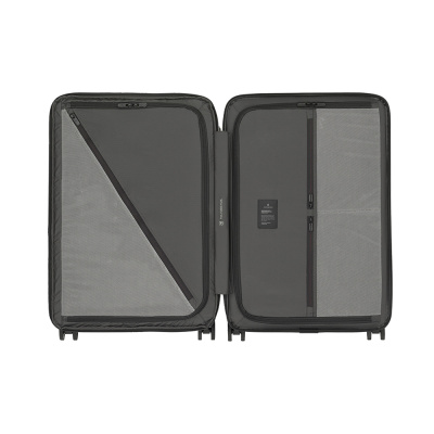 Чемодан VICTORINOX Airox Advanced, черный матовый, 100% поликарбонат Makrolon, 46x29x69 см, 75 л