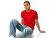 Футболка Super club мужская, красный , размер XL