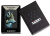 Зажигалка ZIPPO Линда Пикен «Волк» с черным матовым покрытием | Linda Picken Black Matte, латунь/сталь, черная, 38x13x57 мм