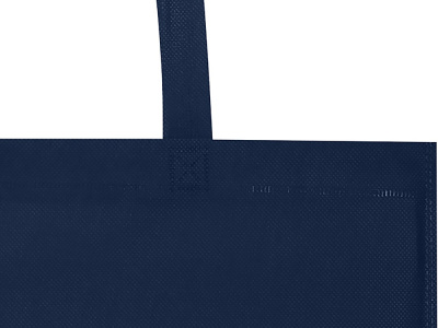 Экосил эко-сумка для конференций из нетканого материала, переработанного по стандарту GRS, объемом 6 л, темно-синий