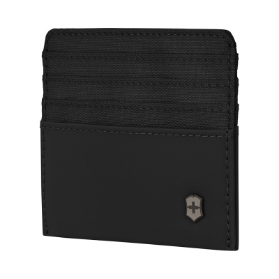 Портмоне для кредитных карт VICTORINOX Travel Essentials Card Holder, черное, полиэстер, 11х1x9 см