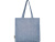 Эко-сумка Pheebs с клинчиком, изготовленная из переработанного хлопка, плотность 210 г/м2, синий мела