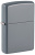 Зажигалка ZIPPO классическая со светло-серым покрытием | Classic Flat Grey, латунь/сталь, серая, глянцевая, 38x13x57 мм Зажигалка ZIPPO классическая со светло-серым покрытием | Classic Flat Grey, латунь/сталь, серая, глянцевая, 38x13x57 мм