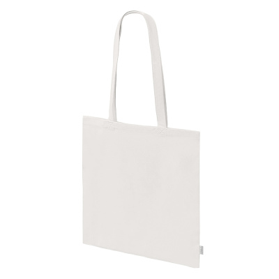 Шоппер Basio из переработанного хлопка 280 г, белый с оттенком