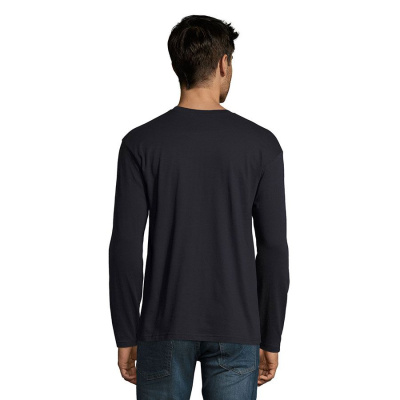 Футболка мужская с длинным рукавом MONARCH, темно-синий, 3XL, 100% хлопок, 150 г/м2