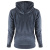 Толстовка женская "CIPRO Lady", синий меланж, 2XL, 65% полиэстер, 35% хлопок, 265 г/м2