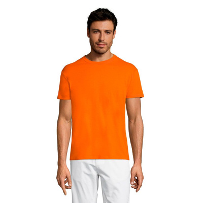 Футболка мужская REGENT, оранжевый_2XL, 100% х/б, 150 г/м2