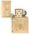 Зажигалка ZIPPO Armor® Lucky Clover с покрытием High Polish Gold Plate, латунь/сталь, золотистая, 38x13x57 мм