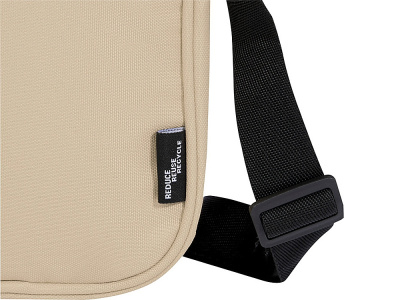 Байрон сумка через плечо из переработанных материалов по стандарту GRS объемом 2 л - Бежевый