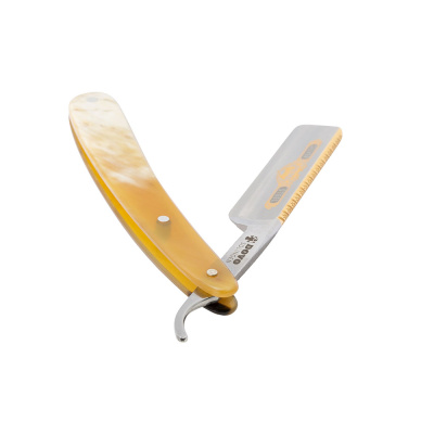 Бритва опасная Dovo, ручка - африканский коровий рог, 5/8", 1/1