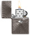 Зажигалка ZIPPO Armor® с покрытием Black Ice®, латунь/сталь, чёрная, 38x13x57 мм