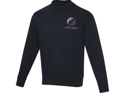 Jet унисекс Aware™ свитер с круглым вырезом из переработанных материалов - Темно - синий , размер XL