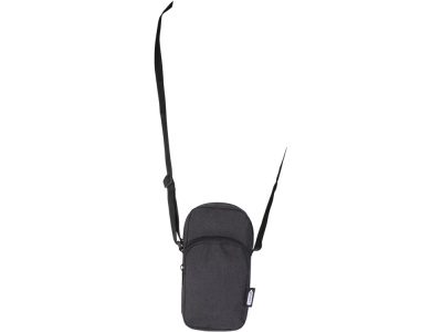 Сумка для телефона Ross из переработанного материала, древесный уголь