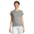 Футболка "Miss",  серый меланж_2XL, 100% хлопок, 150 г/м2