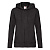 Толстовка "Lady-Fit Hooded Sweat Jacket", черный_XS, 75% х/б, 25% п/э, 280 г/м2