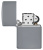 Зажигалка ZIPPO классическая со светло-серым покрытием | Classic Flat Grey, латунь/сталь, серая, глянцевая, 38x13x57 мм Зажигалка ZIPPO классическая со светло-серым покрытием | Classic Flat Grey, латунь/сталь, серая, глянцевая, 38x13x57 мм