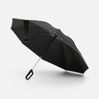 Зонт обратного сложения с ручкой-карабином Foldberry