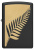 Зажигалка ZIPPO Zen Flora Design с покрытием Black Matte, латунь/сталь, черная, матовая, 38x13x57 мм