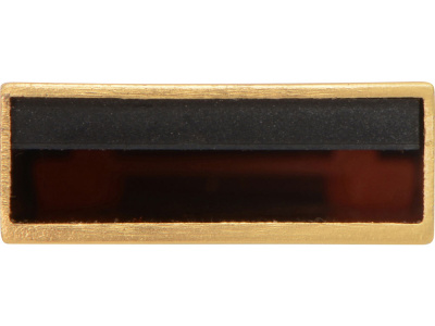USB 2.0-флешка на 64 Гб с мини чипом и круглым отверстием, золотистыйй , размер 64ГБ