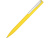 Ручка шариковая пластиковая Bon с покрытием soft touch, желтый