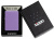 Зажигалка ZIPPO классическая с лавандовым матовым покрытием | Smoky Lavender Matte, латунь/сталь, лавандовая, матовая, 38x13x57 мм