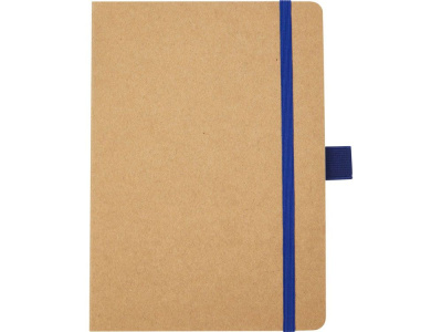 Блокнот Berk формата из переработанной бумаги, cиний