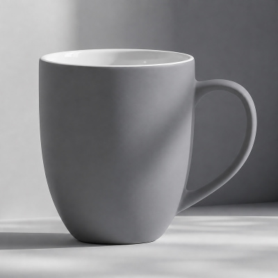Кружка с покрытием soft-touch Tulip Gum, средне-серый NEW Cool gray 7C