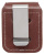 Чехол Zippo для зажигалки, кожа, с металлическим фиксатором на ремень, коричневый, 57х30x75 мм