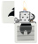 Зажигалка Zippo Flame Gradient Design с покрытием White Matte, латунь/сталь, белая, матовая, 38x13x57 мм Зажигалка Zippo Flame Gradient Design с покрытием White Matte, латунь/сталь, белая, матовая, 38x13x57 мм