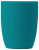 Кружка с покрытием soft-touch Tulip Gum, бирюзовый 320C