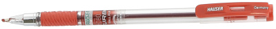 Шариковая ручка Hauser Turbo, пластик, цвет красный