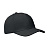 6 panel baseball cap черный