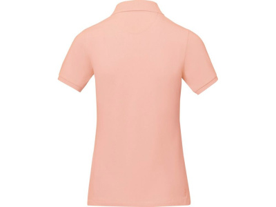 Calgary женская футболка-поло с коротким рукавом, pale blush pink , размер S