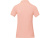 Calgary женская футболка-поло с коротким рукавом, pale blush pink , размер S