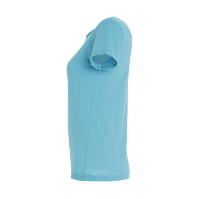 Футболка женская MISS, бирюзовый, L, 100% хлопок, 150 г/м2