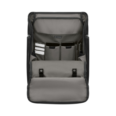 Рюкзак VICTORINOX Altmont Professional Fliptop Laptop Backpack 15'', чёрный, полиэфирная ткань, 33x26x49 см, 26 л