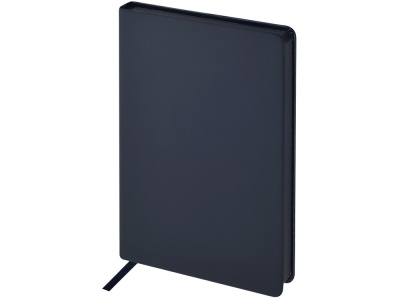 Ежедневник А5 Megapolis Color New soft-touch, темно-синий navy , размер А5