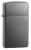 Зажигалка ZIPPO Slim® с покрытием Black Ice ®, латунь/сталь, чёрная, глянцевая, 29x10x60 мм