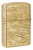 Зажигалка ZIPPO Armor® Luxury Waves Design с покрытием Tumbled Brass, латунь/сталь, золотистая, матовая, 38x13x57 мм