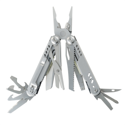Мультитул Stinger, 110 х 27 мм, 21 функция, сталь, серебристый, в картонной коробке, в комплекте нейлоновый чехол