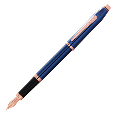 Перьевая ручка Cross Century II Translucent Cobalt Blue Lacquer, перо F