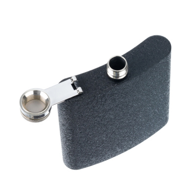 Фляга S.Quire 0,18 л, Black Ice, сталь, черная