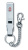 Подвеска на ремень VICTORINOX "Multiclip", с карабином, кольцом для ключей и цепочкой, металлическая