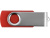 Флеш-карта USB 2.0 8 ГБ Квебек, красный , размер 8ГБ